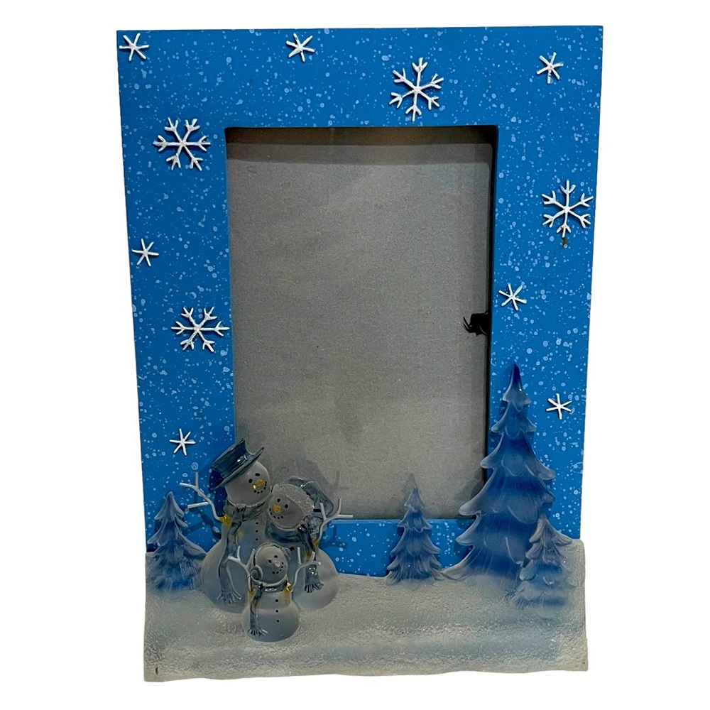 Snowman Picture Frame 3D